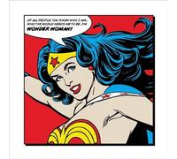 Pyramid International - Póster de Todas Las Personas Wonder Woman Art Print, Papel, Multicolor, 40 x 40 x 1,3 cm