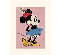 Pyramid International - Póster, diseño de Minnie Mouse (Retro) - de el Hobbit Memorabilia 30 x 40 cm, Papel, Multicolor, 30 x 40 x 1,3 cm
