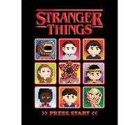 Pyramid International Póster enmarcado de coleccionista de Stranger Things 5 (Press Start), 30 cm x 40 cm, con licencia oficial de Netflix, listo para colgar, tamaño único
