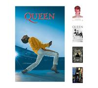 Pyramid International Póster grande de Queen (Live at Wembley), 61 cm x 91 cm, tamaño único