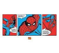 Pyramid International - Póster tríptico de Spider-Man Art Print, Papel, Multicolor, 50 x 100 x 1,3 cm
