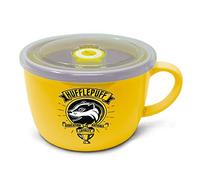 Pyramid International Potter GP85901 - Taza para sopa y aperitivos, diseño de escudo de tejón Hufflepuff, 60 cm0 ml, producto oficial GP85901, color amarillo