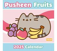Pyramid International Pusheen Calendario 2025 - Planificador oficial de 16 meses, adorables ilustraciones de Pusheen, cuadrícula grande para notas, regalo para fanáticos de Pusheen y amantes de los