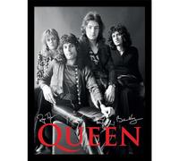 Pyramid International Queen (Grupo) Collector Print (enmarcado) - Póster impreso de coleccionista (enmarcado) - Arte de pared para fans - Producto oficial - Talla única