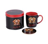 Pyramid International Queen | Juego de regalo | Taza, posavasos y lata | Producto oficial