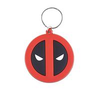 Pyramid International RD-RS461353 Deadpool Symbol - Llavero de Goma, Multicolor, 4 x 6 x 1.3 cm