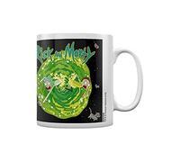 Taza Dimensión Gatos Voladores Rick Y Morty Cerámica 320 mls