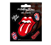 Pyramid International Rolling Stones (Tongue) Pegatinas de vinilo, papel, multicolor, 10 x 12,5 x 1,3 cm