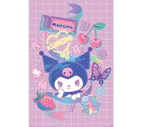 Pyramid International Sanrio (Kuromi - Mood) - Póster de pared de alta calidad, 90 x 60 cm, con licencia oficial