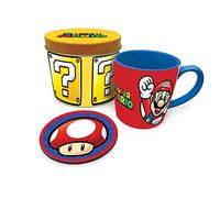 Pyramid International Set de Regalo Nintendo Super Mario - Mario & Mushroom [Taza & Posavasos]