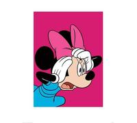 Pyramid International Shocked Minnie Mouse Art Print, Papel, Multicolor, 60 x 80 x 1,3 cm