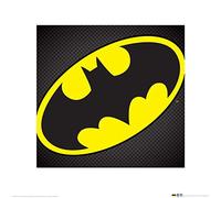 Pyramid International símbolo de Batman DC Comics Art Print, Papel, Multicolor, 40 x 40 x 1,3 cm