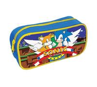 Pyramid International Sonic The Hedgehog - Estuche Rectangular con Cremallera para niñas y niños, Estuche para lápices para Mujeres y Hombres, Producto Oficial