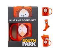 Pyramid International SOUTH PARK (KENNY) - Juego de taza y calcetín para hombre, divertido diseño Kenny, incluye calcetines acogedores, duraderos y aptos para microondas, impresionante opción para uso