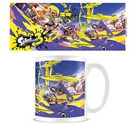 Pyramid International Splatoon - Taza de café de cerámica de 325 ml (diseño de graffiti), tazas y tazas de café para mujeres y hombres, tazas para niños, producto oficial, color blanco