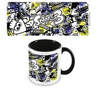 Pyramid International Splatoon - Taza de café de cerámica de 325 ml, para hombres y mujeres, producto oficial, color negro