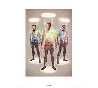 Pyramid International Star Trek (Beam Me Up) 50th Anniversary-Art impresión 60 x 80 cm, Papel, Multicolor, 60 x 80 x 1,3 cm