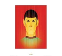 Pyramid International Star Trek (Beaming Spock) 50th Anniversary-Art impresión 60 x 80 cm, Papel, Multicolor, 60 x 80 x 1,3 cm