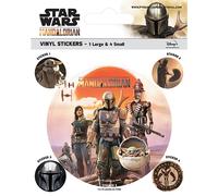 PYRAMID INTERNATIONAL Star Wars Juego de Adhesivos The Mandalorian Legacy Vinile 10 x 12,5 cm, Multicolor, Standard, Porta merienda 3D Strong