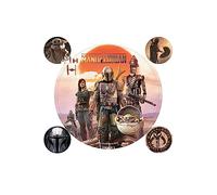 PYRAMID INTERNATIONAL Star Wars Juego de Adhesivos The Mandalorian Legacy Vinile 10 x 12,5 cm, Multicolor, Standard, Porta merienda 3D Strong
