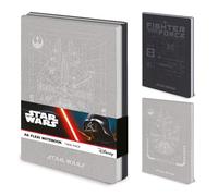 Pyramid International Star Wars (Rebel) - Cuaderno A6 Flexi, paquete doble, 60 hojas, ideal para coleccionistas y uso diario, tamaño único