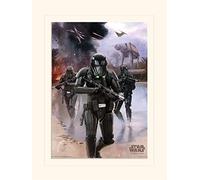 Pyramid International Star Wars Rogue One (Death Trooper Beach) Impresión de Recuerdos, Papel, Multicolor, 30 x 40 x 1.3 cm