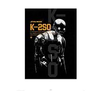 Pyramid International Star Wars Rogue Uno (k-2s0) - Lámina Decorativa (60 x 80 cm, Papel, Multicolor, 60 x 80 x 1,3 cm
