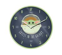 Pyramid International Star Wars The Mandalorian - Cutest In The Galaxy Unisex Reloj de Pared Multicolor Plastico