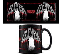 Pyramid International Stranger Things - Taza de café de cerámica de 500 ml, para mujeres y hombres, producto oficial, color negro