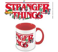 Pyramid International Stranger Things - Taza de café (diseño de logotipo de Navidad), 11 onzas en caja de regalo de Stranger Things