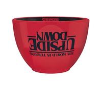 Pyramid International Stranger Things - Taza grande de cerámica con diseño de logotipo, en caja de regalo, producto oficial, color rojo y negro