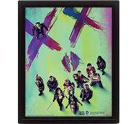 Pyramid International Suicidio Squad Cara 3D Lenticular Cartel 10 x 8, Mulitcoloured, 10 x 8 x 1,3 cm