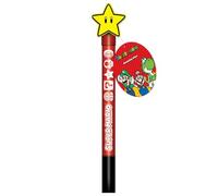 Pyramid International Super Mario - Bolígrafo con Tapa giratoria (diseño Super Star), Producto Oficial