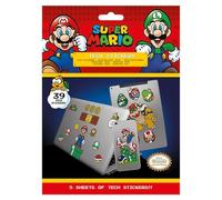 Pyramid International Pegatina técnica Super Mario Mushroom Kingdom RD-RS461456