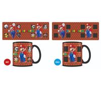 Pyramid International Taza con efecto térmico - Super Mario - Bricks