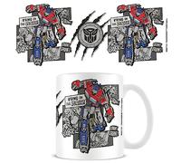 Pyramid International Taza de café de cerámica Transformers (diseño de la bestia) de 11 onzas, tazas y tazas de café para hombres y tazas para mujeres, producto oficial