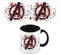 Pyramid International Taza de cerámica de los Vengadores de Marvel en caja de regalo (diseño de logotipo roto), 11 onzas, producto oficial