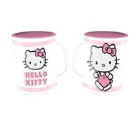 Pyramid International Taza en relieve con licencia oficial de Hello Kitty, tamaño A5, diario escolar, universidad, oficina, papelería, merchandising para fans