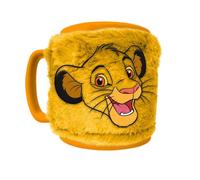 Pyramid International Taza mullida de The Lion King (Simba Smiling Face), 440 ml, acogedora y encantadora taza con funda extraíble para los fanáticos del Rey León con Simba, talla única