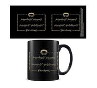 Pyramid International Taza negra de El Señor de los Anillos (un anillo), taza de cerámica de 315 ml, talla única