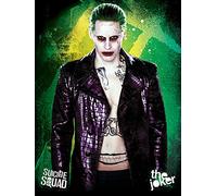 Pyramid International "The Joker Suicide Squad - Impresión sobre Lienzo, Multicolor, 60 x 80 x 1,3 cm