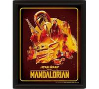 Pyramid International The Mandalorian Star Wars Temporada 2 Marco de efecto animado 3D