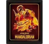 Pyramid International The Mandalorian Star Wars Temporada 2 Marco de efecto animado 3D