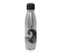 Pyramid International The Nightmare Before Christmas - Botella de agua de metal de 540 ml (diseño de silueta), botella de agua de metal para niños, producto oficial