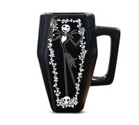 Pyramid International Taza Nightmare Before Christmas – Negra con forma de ataúd, 500 ml talla única