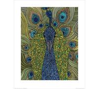 Pyramid International Valentina Ramos (El Pavo Real) -Impresión artística 40 x 50 cm, Papel, Multicolor, 40 x 50 x 1.3 cm