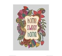 Pyramid International Valentina Ramos (Home Sweet Home) - Lámina Decorativa (40 x 50 cm, Papel, Multicolor, 40 x 50 x 1,3 cm)