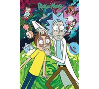 Pyramid International Watch Rick and Morty - Póster de plástico y cristal, multicolor, 61 x 91,5 x 1,3 cm