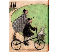 Pyramid International WDC92277 Sam Toft Double Decker Bike - Lienzo Decorativo