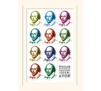 Pyramid International William Shakespeare (Pop Art) - de el Hobbit filmcell Factory 30 x 40 cm, Papel, Multicolor, 30 x 40 x 1,3 cm
